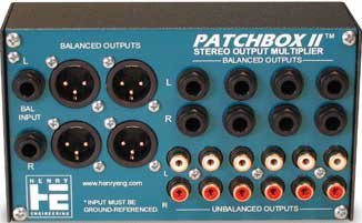 Henry Engineering PATCHBOX-II Output Multiplier, Stereo