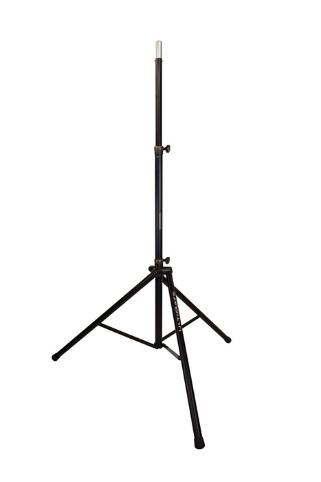 Ultimate Support TS-88B Aluminum Tripod Speaker Stand With Integrated Speaker Adapter And Extra Tall Height, Black TS88B
