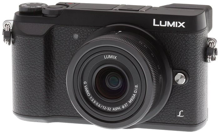 Panasonic DMC-GX85KK 16 MP LUMIX 4K Mirrorless Interchangeable Lens Camera with 12-32mm Lens in Black DMC-GX85KK