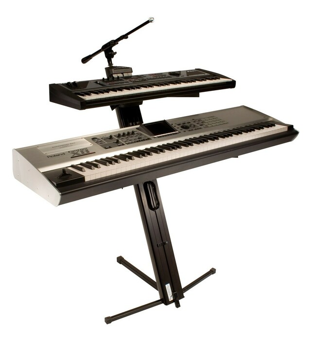 Ultimate Support AX-48 PRO PLUS Column Keyboard Stand With Mic Boom