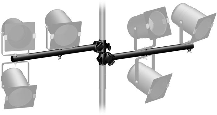 Ultimate Support LTB-24B 24" Lighting Sidebar Pair