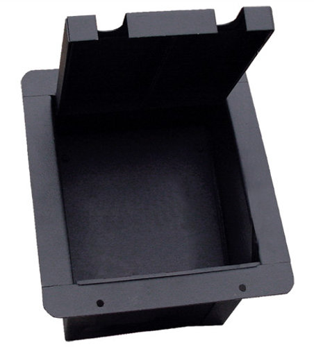 Pro Co PMH4D Pocket Mini Floor Box with Pre-Punched Plate for (4) D-Series Connectors PMH4D