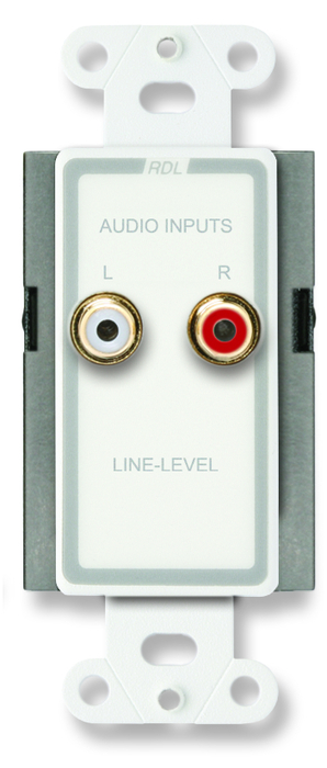 Radio Design Labs D-J2 Mic/Line Input Input Assembly with RCA Jacks D-J2