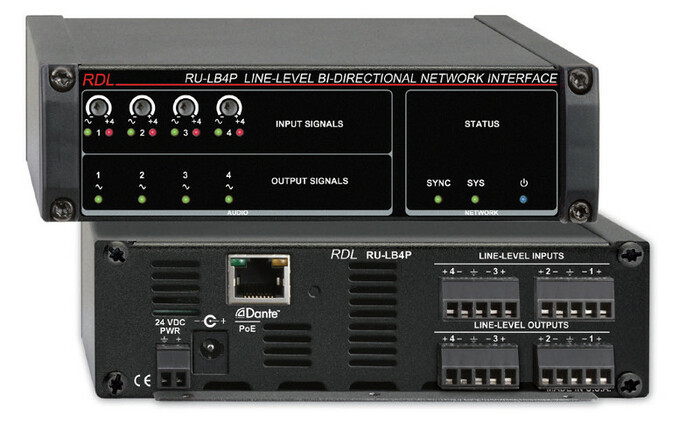 Radio Design Labs RU-LB4P Line-Level Bi-Directional Network Interface RU-LB4P