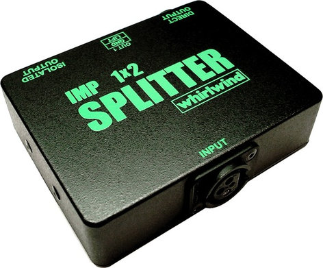 Whirlwind SP1X2 Mic Splitter With 1 In, 1 Direct Out And 1 Isolated Out