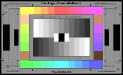 TecNec ChromaDuMonde 24 + 4 Standard Size Color Chart DSCL-CDM28-SW