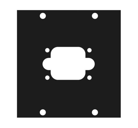 Middle Atlantic Products 1G1 UCP Modular Panel with G1 Punchout 1G1