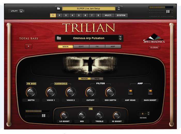 Spectrasonics TRILIAN Software - Total Bass Module Virtual Instrument,  Mac/Win, Requires AU, VST 2.4, Or RTAS Capable Host Software