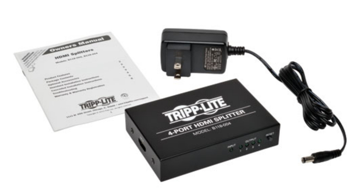 Tripp Lite B118-004 4-Port HDMI Splitter