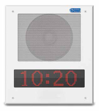 Atlas Sound I8SCM+ 8" In-Wall/In-Ceiling, PoE+ Indoor IP Loudspeaker System With LED Display And Microphone I8SCM+