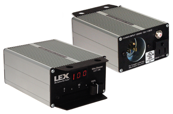 Lex Products Corp LDT1.8K 1800W Slim Dimmer Compact Dimmer LDT1.8K