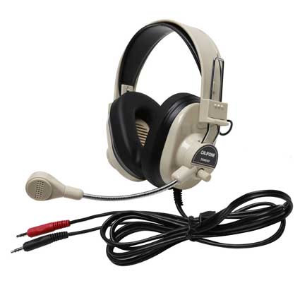 Califone 3066AV-10L Classroom 10-Pack Of Deluxe Stereo Headsets