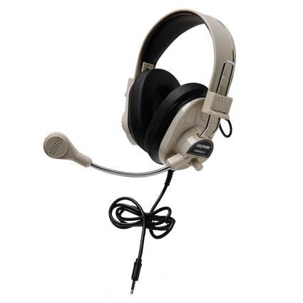 Califone International 3066AVT-10L Classroom 10-Pack Deluxe Stereo Headsets with To Go Plugs 3066AVT-10L