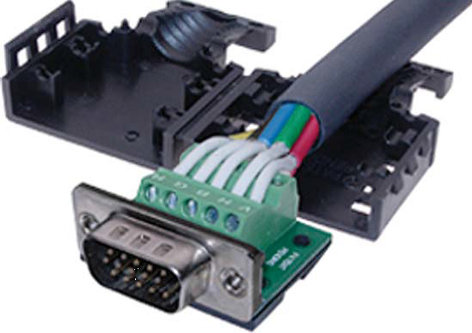 West Penn MaxBlox CN-MX15F 15-Pin Female VGA Connector to Terminal Block CN-MX15F