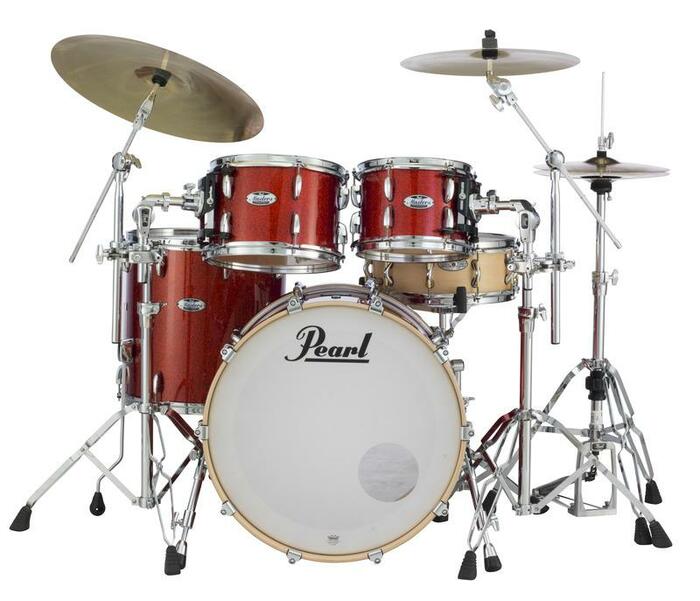 Pearl Drums MCT924XEDP/C Masters Maple Complete 4-piece Shell Pack, 22"/16"/12"/10"