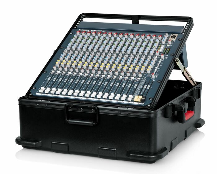 Gator GTSA-MIX12PU TSA Series ATA Mixer Case With 12RU Pop-Up Rack Rails