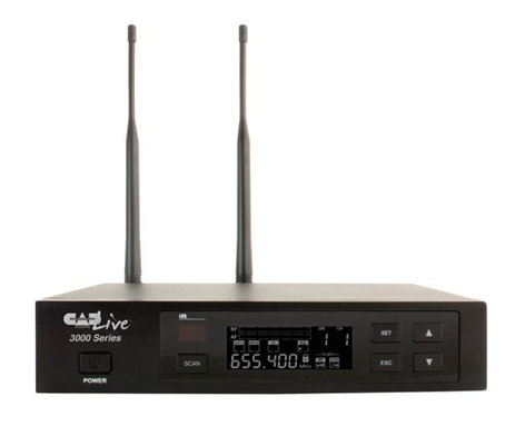 CAD Audio WX3000 UHF Wireless Cardioid Dynamic Handheld Microphone System With D90 Capsule WX3000