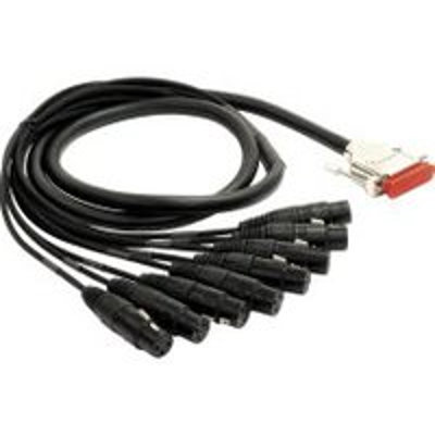 Mogami GOLD-DB25-XLRF-50 50 F,. 8-Channel DB25 to XLR-F Snake Cable GOLD-DB25-XLRF-50