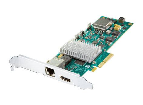 AJA Video Systems Inc CORVID-HB-R 4-lane PCIe 2.0 I/O HDBaseT Receiver Card CORVID-HB-R