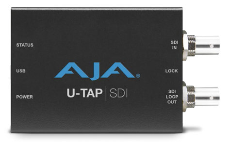 AJA U-TAP SDI HD / SD USB 3.0 Capture Device With 3G-SDI Input