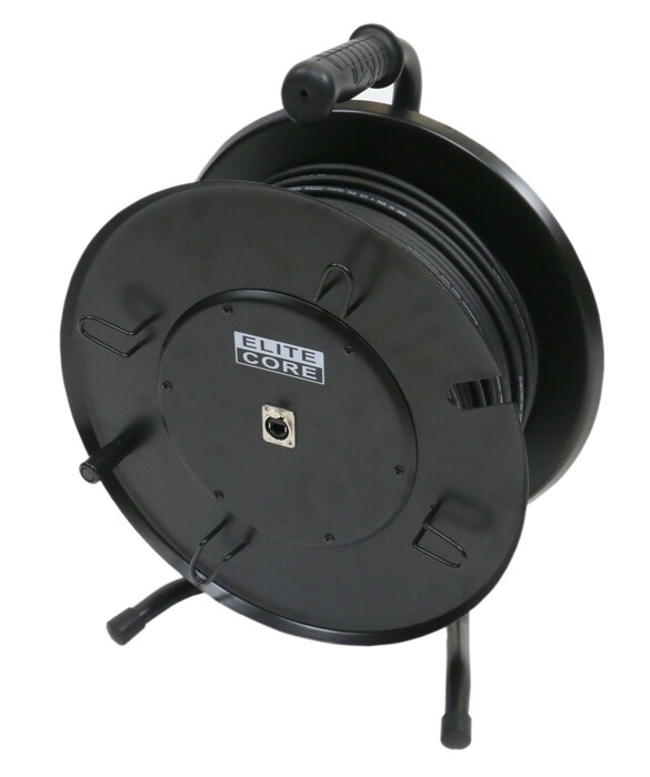 Elite Core Audio SUPERCAT5E-200-REEL Rugged Shielded Tactical CAT5E Cable, 200 ft on Metal Reel SUPERCAT5E-200-REEL