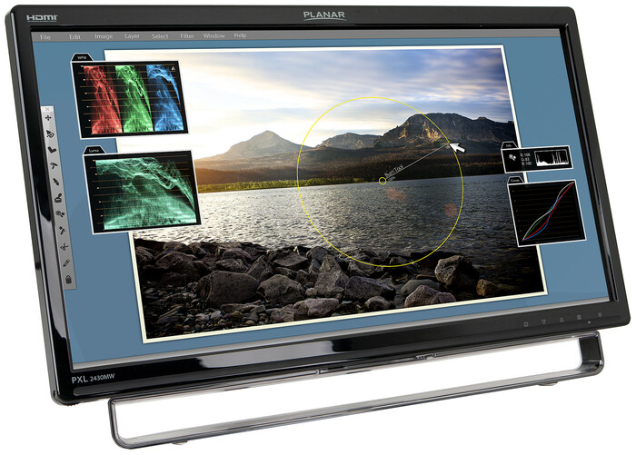 Planar PXL2430MW 24" Optical Touchscreen Monitor PXL2430MW