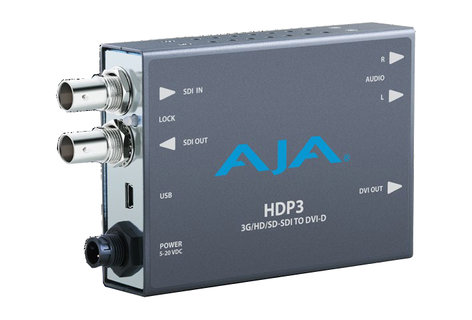 AJA Video Systems Inc HDP3-R0 Convert and Scale SDI Formats for Display on DVI and HDMI HDP3-R0