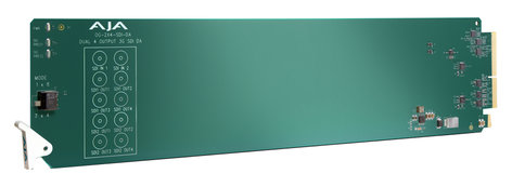 AJA Video Systems Inc OG-2X4-SDI-DA openGear dual 1x4 3G-SDI Distribution Amplifier OG-2X4-SDI-DA