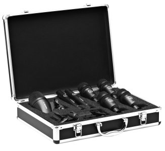 AKG Drum Set Session I High-Performance Drum Microphone Set DRUMSET-SESSION-1