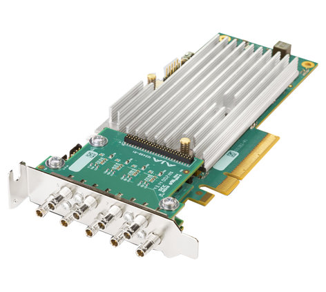 AJA Video Systems Inc CRV44-S-NCF 8-lane PCIe 2.0, 4 x SDI, Fanless Version with No Cables CRV44-S-NCF