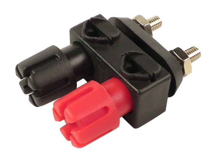 Crest 31466492 CA6 Dual Top Red/Black Terminal Post Assembly