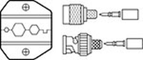 Ideal 30-581 Die Set for 30-506 Crimpmaster Crimp Tool, RG-58, RG-59/62, BNC/TNC 30-581