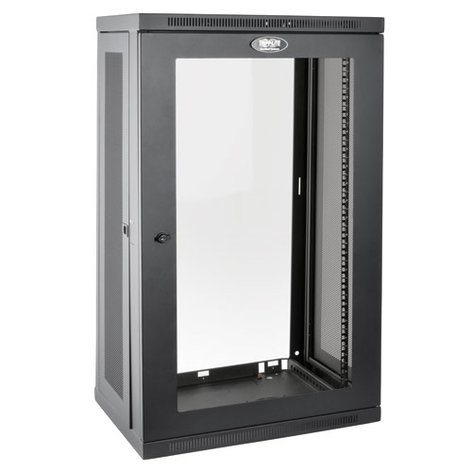 Tripp Lite SRW21UG 21RU SmartRack Wall-Mount Rack Enclosure Cabinet with Clear Acrylic Window SRW21UG