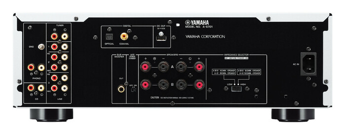 Yamaha A-S701-BLACK Integrated Hi-Fi Amplifier, Black