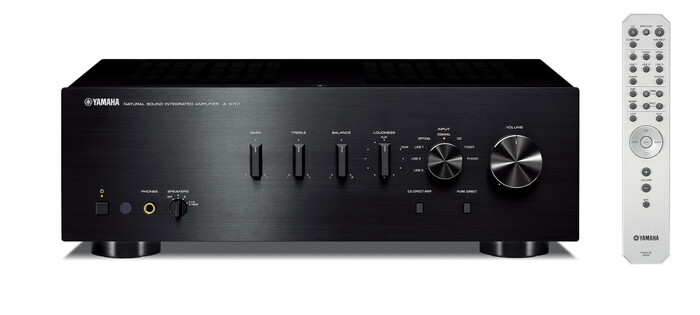 Yamaha A-S701 Integrated Hi-Fi Amplifier, Black A-S701-BLACK