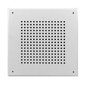 Lowell SG-8VP 8" Speaker Grille, Screw Mount, Steel, 11.4" Sq, White