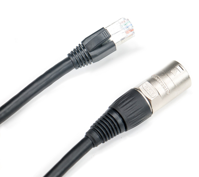 Elite Core PROCAT5E-S-RE-05 5' Ultra Flexible Shielded Tactical CAT5e Cable With Ethercon To RJ45 Connectors