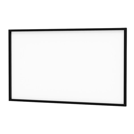 Da-Lite 94000 108" X 192" Da-Snap Fixed Frame Projection Screen 94000