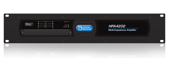 Atlas Sound HPA4202 4800 W High Performance, Dual Channel Commercial Amplifier HPA4202