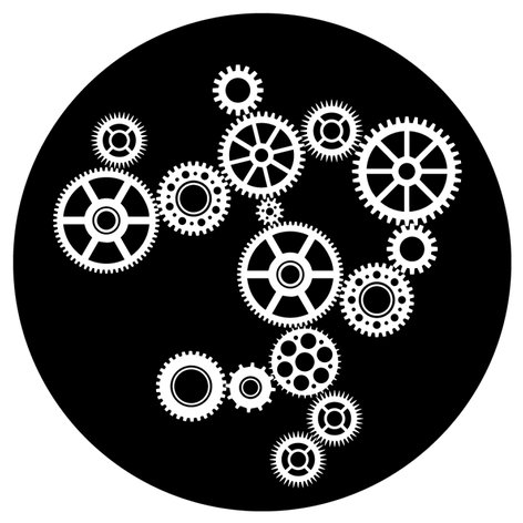 Apollo Design Technology Adjust Gears Image Glass Gobo, Model# SR-6104 SR-6104