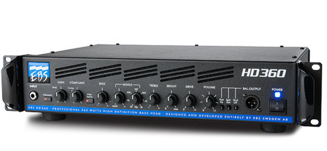 EBS EBS-HD360 Bass Amp Head, 360 Watts