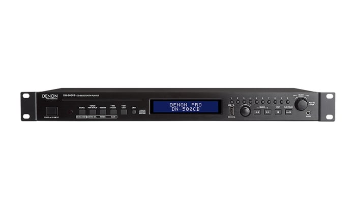 Denon Professional DN-500CB Audio Player - CD, USB, 1/8" Aux, Bluetooth, With Balanced Outputs