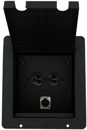 Pro Co PFB-1FX1AC Pro Co Sound Pocket with 1-XLRF and 1-Duplex AC Connectors PFB-1FX1AC