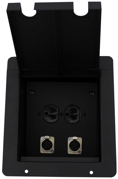Pro Co PFB-2XF1AC Sound Pocket with 2-XLRF and 1-Duplex AC Connector PFB-2XF1AC