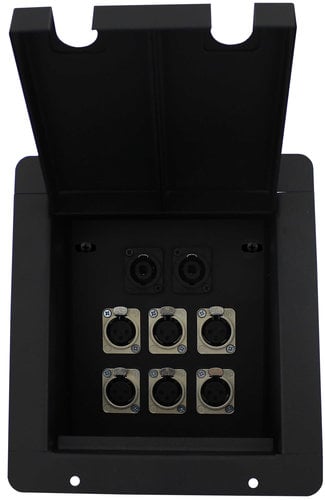 Pro Co PFB-6XF2NL4 Sound Pocket with 6-XLRF and 2-NL4 Connectors PFB-6XF2NL4