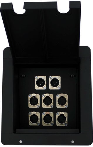Pro Co PFB-6XF2XM Pro Co Sound Pocket with 6-XLRF and 2-XLRM Connectors PFB-6XF2XM