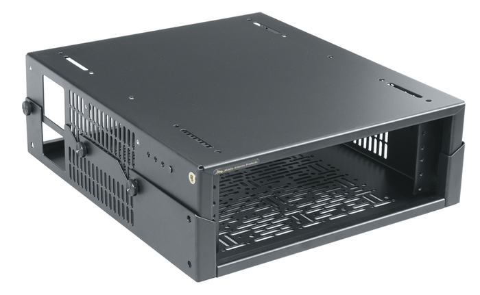 Middle Atlantic Products UTB Series Universal TechBox Low-Profile Height-Adjustable Surface Mount Rack, Half-Rack Version UTB-HR-A2-14