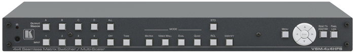 Kramer VSM-4X4HFS 4x4 Seamless Matrix Switcher/Multi-Scaler VSM-4X4HFS