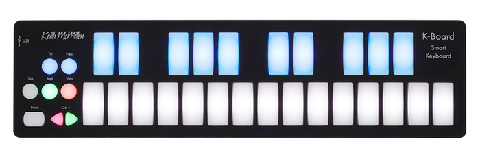 Keith McMillen Instrument K-Board USB Smart Keyboard for iOS/Android/Mac/Win K-716