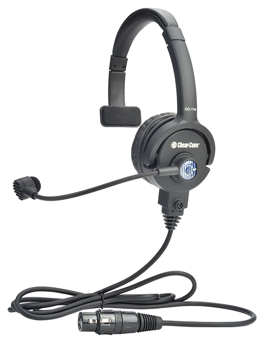 Clear-Com CC-110-X4 Lightweight Single-Ear Headset 4-Pin Female XLR CC-110-X4